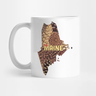 Maine state design / Maine pine tree lover / Maine gift idea / Maine lobster gift / Maine home state Mug